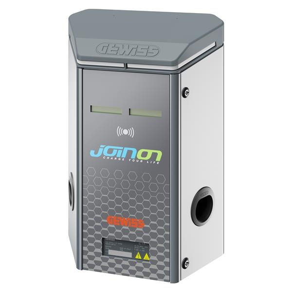 BORNE I-ON MURAL.RFID 4G 2x22kW T2S