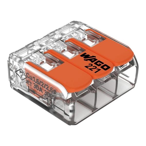 WAGO AUTO TRANSP 3x0.5 - 6 ² /30  221-613