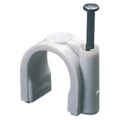 ATTACHE POLYMERE DIAM.9-10 GRIS