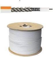 CABLE COAXIAL INTER.->30M BLANC/ORANGE (BOB. DE 500M)