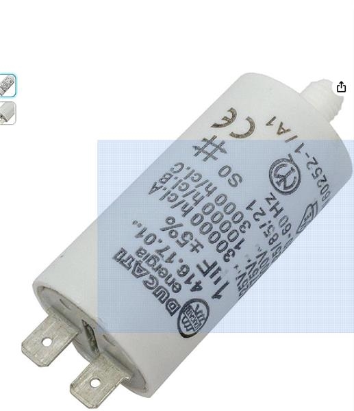 CONDENSATEUR MOTEUR 3 µF