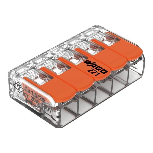 WAGO AUTO TRANSP 5x0.5 - 6 ² /15 221-615