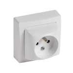 Oteo prise de courant 2 P + T 10/16 A - 250 V - monobloc
