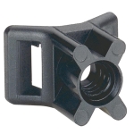 Embase à visser - noir pr colliers Colson larg. 9 mm